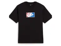 Vans "Original Standard Bloc" T-Shirt - Black/Racing Red
