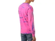 Vans "Tie Dye Checker" Longsleeve - Fuchsia Purple Tie Dye