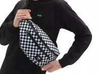 Vans "Ward" Shoulder Bag - Black-White Check