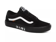 Vans X Cult "Old Skool Pro BMX" Shoes - (Cult) Black/Black