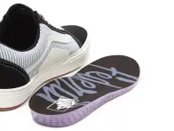 Vans X Federal Bikes "BMX Old Skool" Shoes - (Federal) Black/Blue Pinstripe