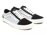 Vans X Federal Bikes "BMX Old Skool" Shoes - (Federal) Black/Blue Pinstripe