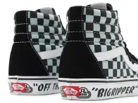 Vans X SE Bikes "Sk8-Hi Reissue" Schuhe - (SE Bikes) Big Ripper/Black/Plume/Reflective Check