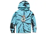 Volcom "Caiden Dye" Hooded Pullover - Pale Aqua (Kids)
