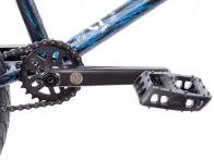 Volume Bikes "Broc Raiford" 2018 BMX Rad - Black/Blue Splatter - Freecoaster