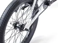 Volume Bikes "Broc Raiford" 2018 BMX Bike - White/Black Drops - Freecoaster