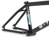 wethepeople "Battleship" 2017 BMX Rahmen - Konfetti Black