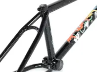 wethepeople "Battleship" 2017 BMX Rahmen - Konfetti Black