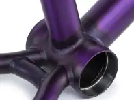 wethepeople "Battleship" 2018 BMX Frame - Matt Trans Purple