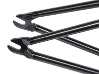 wethepeople "Battleship" 2018 BMX Rahmen - Trans Black