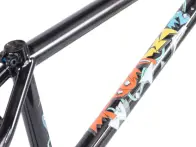 wethepeople "Battleship" 2018 BMX Rahmen - Trans Black