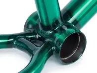 wethepeople "Battleship" 2018 BMX Frame - Trans Green