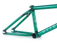 wethepeople "Battleship" 2018 BMX Frame - Trans Green