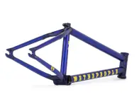 wethepeople "Buck" 2019 BMX Rahmen - Matt Translucent Blue