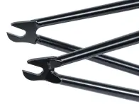 wethepeople "Message" 2018 BMX Rahmen - Glossy Black