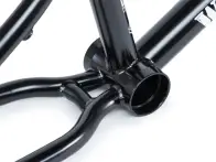 wethepeople "Message" 2018 BMX Rahmen - Glossy Black