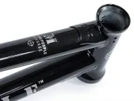 wethepeople "Message" 2018 BMX Rahmen - Starlight Black