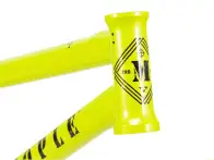 wethepeople "Message" 2019 BMX Rahmen - Metallic Yellow