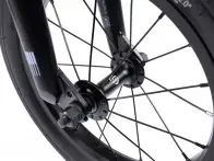 wethepeople "Riot 14" BMX Bike - 14 Inch | Matt Black / Light Blue