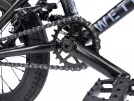 wethepeople "Riot 14" BMX Bike - 14 Inch | Matt Black / Light Blue