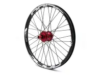 Pride Racing "Control V1" BMX Race Laufräder - 20 Zoll / 20mm-10mm Achse, Disc, Rot