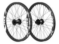 Pride Racing "Wave / Fusion" BMX Race Complete Wheels - Carbon, Disc, 20mm/15mm Axle