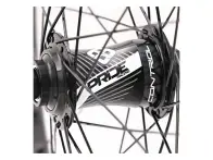 Pride Racing "Wave CFR Pro / Control V2" BMX Race Complete Wheels - Gloss White / Black, 20 Inch, 1…