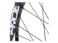 Pride Racing "Wave CFR Pro / Control V2" BMX Race Complete Wheels - Gloss White / Black, 20 Inch, 1…