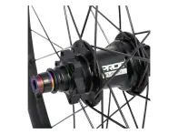 Pride Racing "Wave CFR" BMX Race Complete Wheels - Matt Black, 20" 451, Disc, 10mm Axle