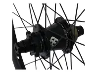 Pride Racing "Wave / Matrix" BMX Race Complete Wheels - 20 Inch / 451, Carbon, Disc, 10mm Axle