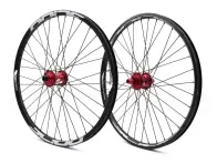 Pride Racing "Control V1" BMX Race Laufräder - 24 Zoll V-Brake Blau