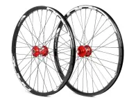 Pride Racing "Control V2 Cruiser Disc" BMX Race Laufräder - 24 Zoll, 20/15mm Achse, Disc, Blau