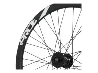 Pride Racing "Gravity Gloss Disc - Fusion 20/15mm" BMX Race Complete Wheels - 24 Inch / Carbon / Di…