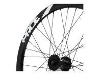 Pride Racing "Gravity Gloss Disc - Fusion 20/15mm" BMX Race Complete Wheels - 24 Inch / Carbon / Di…