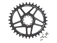 Wolf Tooth "PowerTrac Elliptical" MTB Chainring - SRAM 8-Bolt Direct Mount