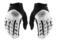 100 Percent "Airmatic" Handschuhe - White/Black