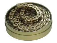 Gusset "Bling Slink" Half Link Chain - 1/2" x 3/32"