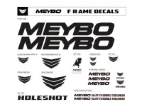 Meybo "Holeshot" Stickerset - Black