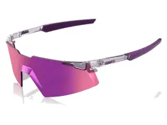 100 Percent "A2" Sunglasses - Purple Mirror Lens / Tokyo Run Translucent Mauve 100 Percent "A2" Sunglasses - Purple Mirror Lens / Tokyo Run Translucent Mauve