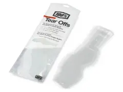 100 Percent "Accuri 2 Junior, Strata 2 Junior" Goggle Tear-Off Folien (20 Stück)