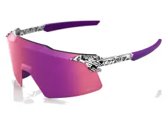 100 Percent "Aerocraft" Sunglasses - Elly 3 Purple Mirror Lens / White Venom 100 Percent "Aerocraft" Sunglasses - Elly 3 Purple Mirror Lens / White Venom