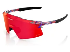 100 Percent "Aerocraft" Sunglasses - FDJ HiPER Fire Red Mirror Lens / Gloss Translucent Red/Blue 100 Percent "Aerocraft" Sunglasses - FDJ HiPER Fire Red Mirror Lens / Gloss Translucent Red/Blue