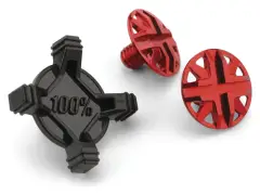 100 Percent "Aircraft" Helm Visierschrauben Set