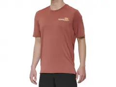 100 Percent "Airmatic" Jersey T-Shirt - Cardinal