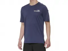 100 Percent "Airmatic" Jersey T-Shirt - Indigo