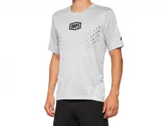 100 Percent "Airmatic Mesh" Jersey T-Shirt - Grey