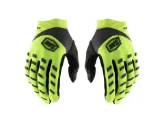 100 Percent "Airmatic Youth" Gloves - Fluo Yellow (Kids)