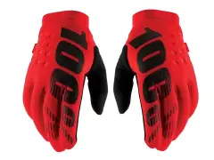 100 Percent "Brisker Cold Weather" Handschuhe - Red/Black