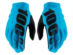 100 Percent "Brisker Cold Weather" Gloves - Turquoise/Black