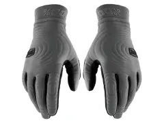 100 Percent "Brisker Xtreme" Gloves - Charcoal/Black
